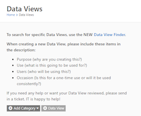 Data View Finder shared by Peter Sanders