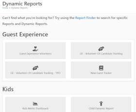 Reporting Tool Finder shared by Peter Sanders