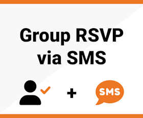 Send Group RSVP Request Link via SMS shared by Nathan Parikh